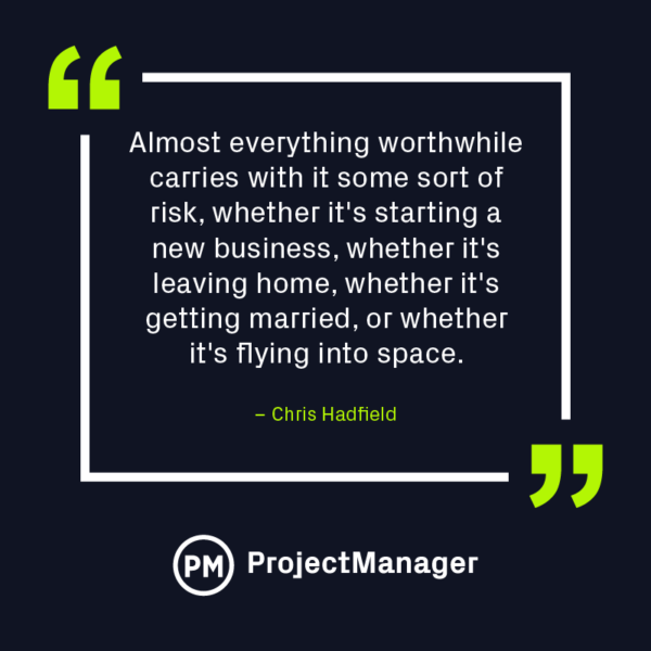 Chris Hadfield business quote