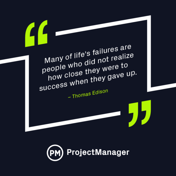 Thomas Edison business quote
