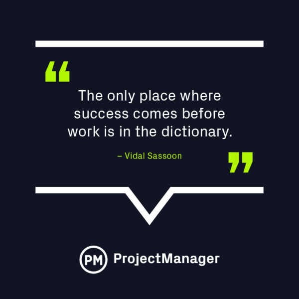 Visal Sassoon business quote