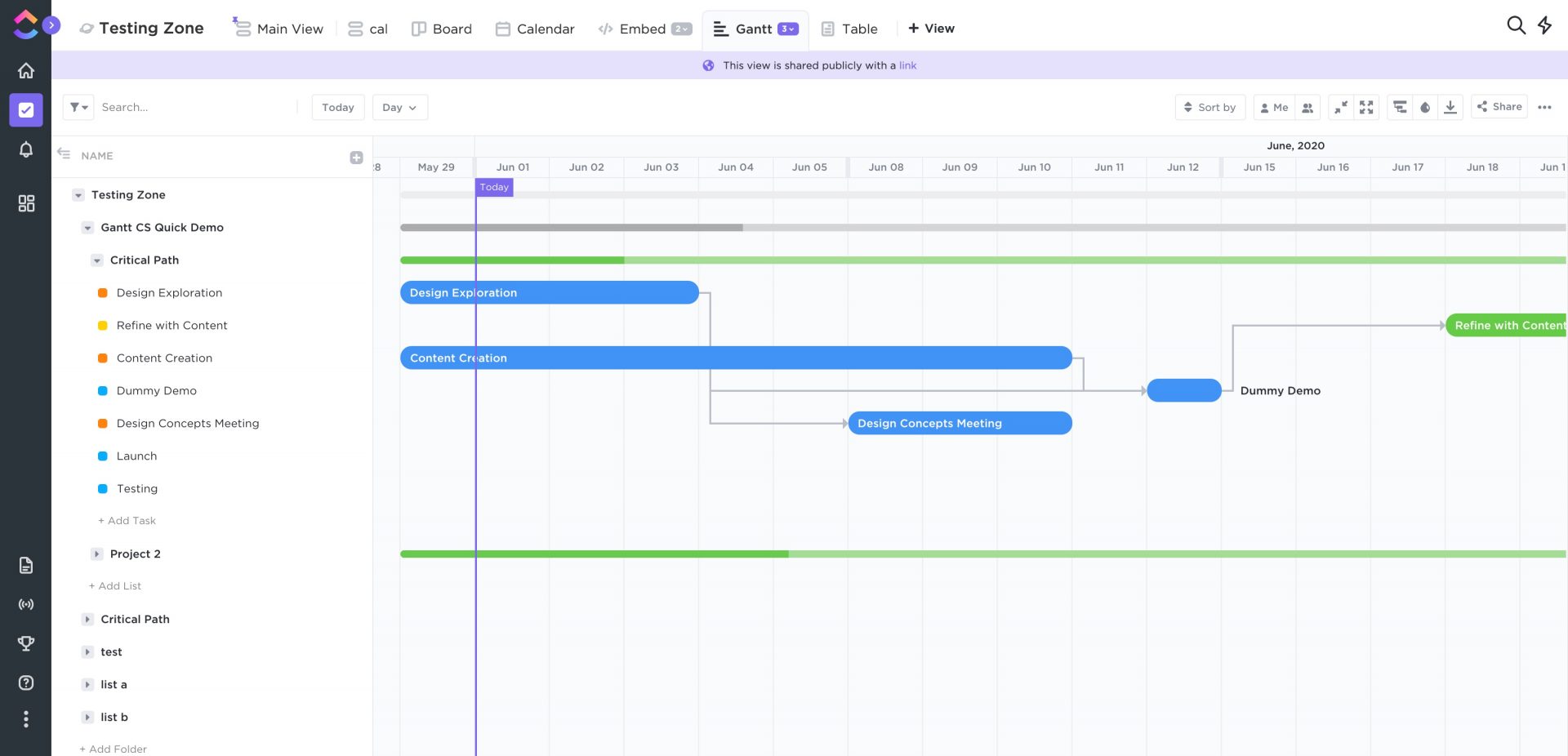 ClickUp screenshot